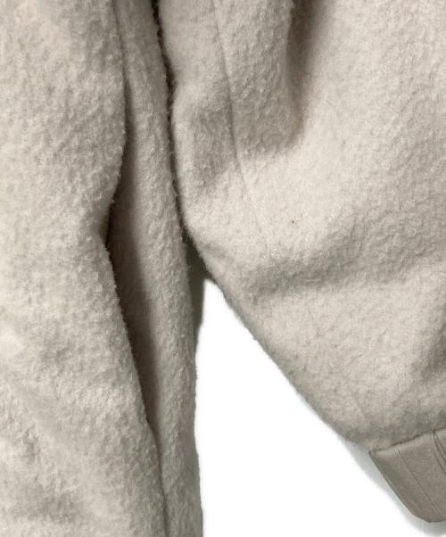 evam eva（エヴァムエヴァ）evam eva (エヴァムエヴァ) wool padding hooded long coat アイボリー サイズ:1(下記採寸参照)の古着・服飾アイテム