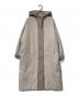 evam eva（エヴァムエヴァ）の古着「wool padding hooded long coat」｜アイボリー