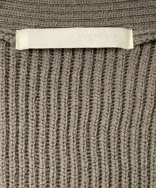 evam eva（エヴァムエヴァ）evam eva (エヴァムエヴァ) wool aze vest カーキ サイズ:Mの古着・服飾アイテム