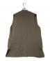 evam eva (エヴァムエヴァ) wool aze vest カーキ サイズ:M：6000円