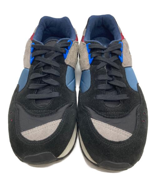 reproduction of found（リプロダクションオブファウンド）REPRODUCTION OF FOUND (リプロダクションオブファウンド) ローカットスニーカー ブラック×ブルー サイズ:37の古着・服飾アイテム