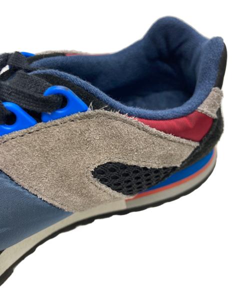 reproduction of found（リプロダクションオブファウンド）REPRODUCTION OF FOUND (リプロダクションオブファウンド) ローカットスニーカー ブラック×ブルー サイズ:37の古着・服飾アイテム