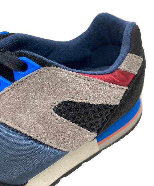 reproduction of found（リプロダクションオブファウンド）REPRODUCTION OF FOUND (リプロダクションオブファウンド) ローカットスニーカー ブラック×ブルー サイズ:37の古着・服飾アイテム