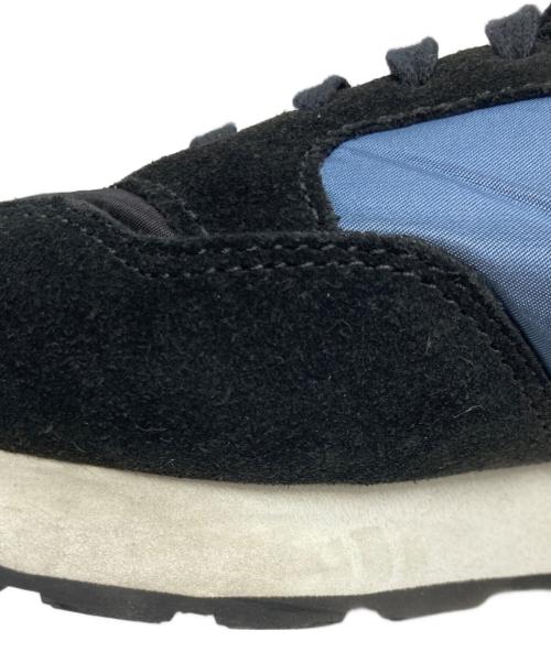 reproduction of found（リプロダクションオブファウンド）REPRODUCTION OF FOUND (リプロダクションオブファウンド) ローカットスニーカー ブラック×ブルー サイズ:37の古着・服飾アイテム