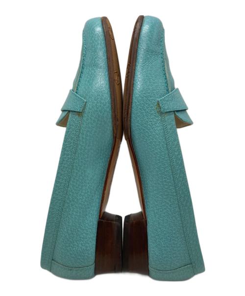 Salvatore Ferragamo（サルヴァトーレ フェラガモ）Salvatore Ferragamo (サルヴァトーレ フェラガモ) モンクストラップシューズ ブルー サイズ:6 1/2の古着・服飾アイテム