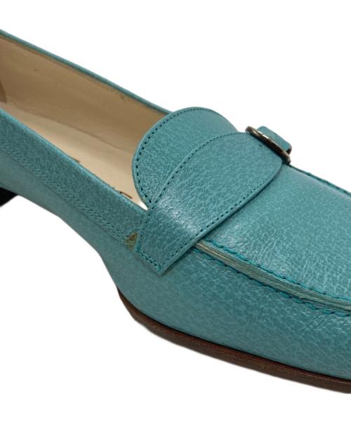 Salvatore Ferragamo（サルヴァトーレ フェラガモ）Salvatore Ferragamo (サルヴァトーレ フェラガモ) モンクストラップシューズ ブルー サイズ:6 1/2の古着・服飾アイテム