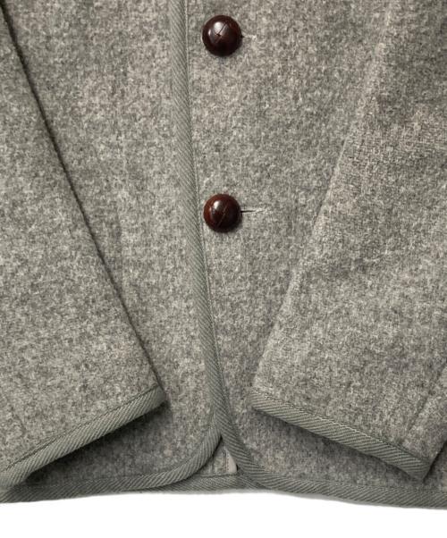 DANTON（ダントン）DANTON (ダントン) ウールモッサ シングルフードジャケット グレー サイズ:36の古着・服飾アイテム
