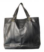 Felisiフェリージ）の古着「レザーハンドバッグ」｜ブラック