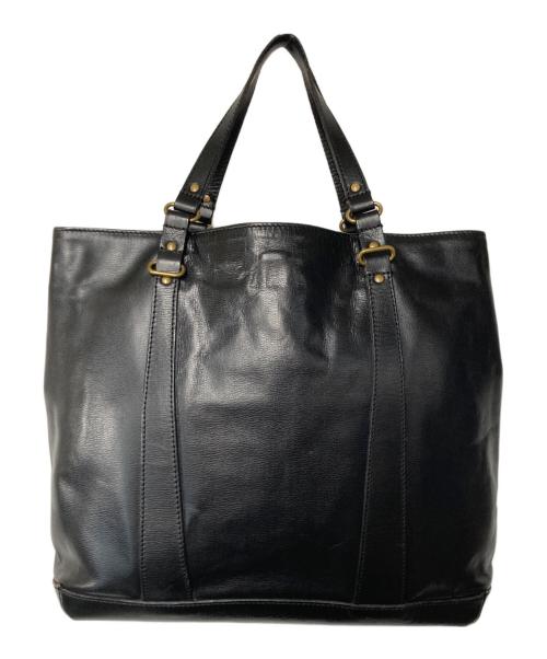 Felisi（フェリージ）Felisi (フェリージ) レザーハンドバッグ ブラックの古着・服飾アイテム