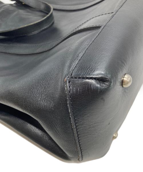 Felisi（フェリージ）Felisi (フェリージ) レザーハンドバッグ ブラックの古着・服飾アイテム