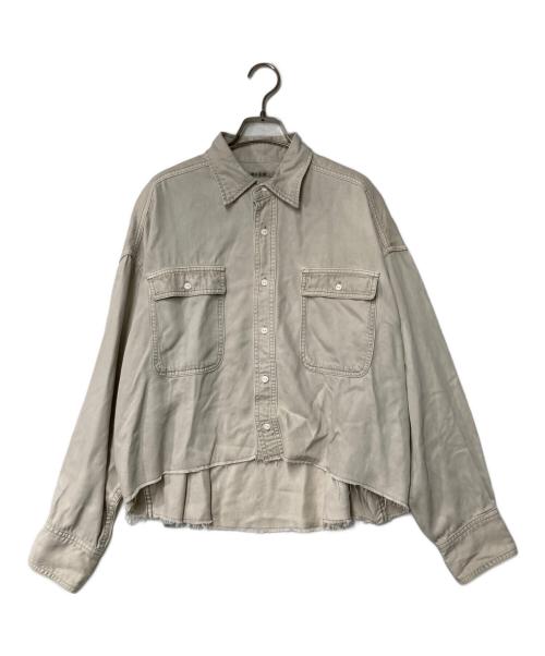 Whim Gazette（ウィムガゼット）Whim Gazette (ウィムガゼット) テンセル繊維使用シャツ アイボリー サイズ:Freeの古着・服飾アイテム