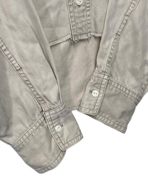 Whim Gazette（ウィムガゼット）Whim Gazette (ウィムガゼット) テンセル繊維使用シャツ アイボリー サイズ:Freeの古着・服飾アイテム