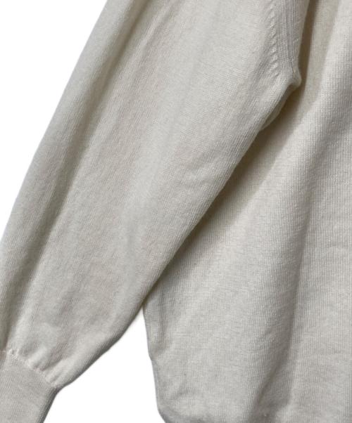 SACRA（サクラ）SACRA (サクラ) EXTRA FINE MERINO TOP ベージュ サイズ:38の古着・服飾アイテム