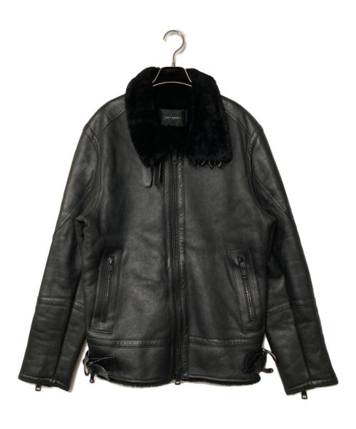 1piu1uguale3（ウノピュウノウグァーレトレ）1piu1uguale3 (ウノピュウノウグァーレトレ) evolution B-3 – spanish mouton ブラック サイズ:Ⅶの古着・服飾アイテム