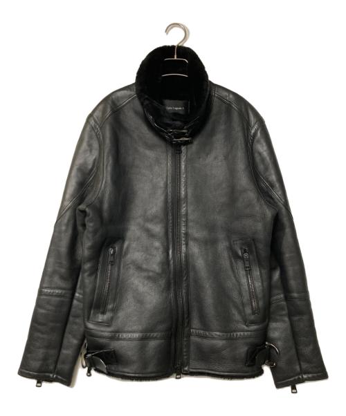 1piu1uguale3（ウノピュウノウグァーレトレ）1piu1uguale3 (ウノピュウノウグァーレトレ) evolution B-3 – spanish mouton ブラック サイズ:Ⅶの古着・服飾アイテム