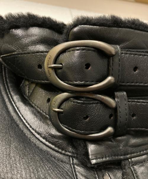 1piu1uguale3（ウノピュウノウグァーレトレ）1piu1uguale3 (ウノピュウノウグァーレトレ) evolution B-3 – spanish mouton ブラック サイズ:Ⅶの古着・服飾アイテム