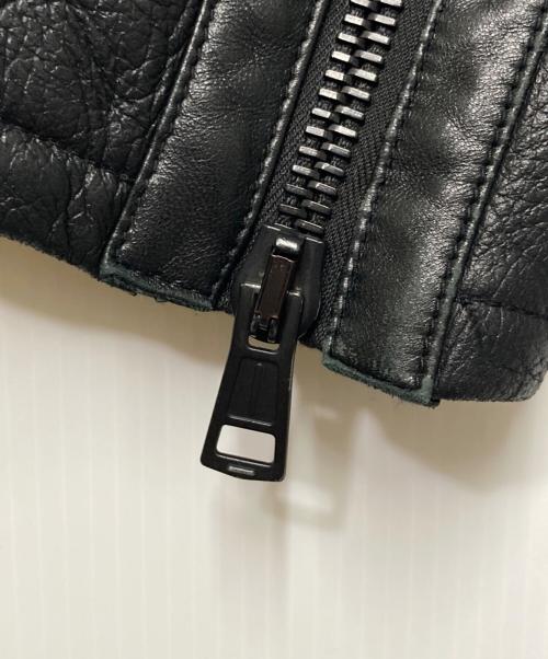 1piu1uguale3（ウノピュウノウグァーレトレ）1piu1uguale3 (ウノピュウノウグァーレトレ) evolution B-3 – spanish mouton ブラック サイズ:Ⅶの古着・服飾アイテム