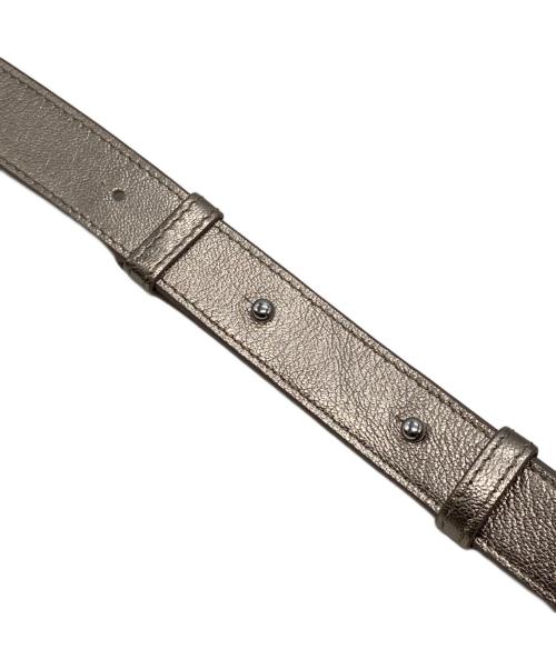 ear PAPILLONNER（イアパピヨネ）ear PAPILLONNER (イアパピヨネ) ミニスワローマチショルダーバッグ ゴールドの古着・服飾アイテム