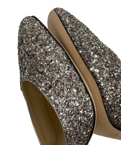 JIMMY CHOO（ジミーチュウ）JIMMY CHOO (ジミーチュウ) ストラップヒールパンプス シルバー サイズ:35 1/2の古着・服飾アイテム