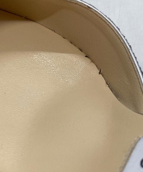 JIMMY CHOO（ジミーチュウ）JIMMY CHOO (ジミーチュウ) ストラップヒールパンプス シルバー サイズ:35 1/2の古着・服飾アイテム