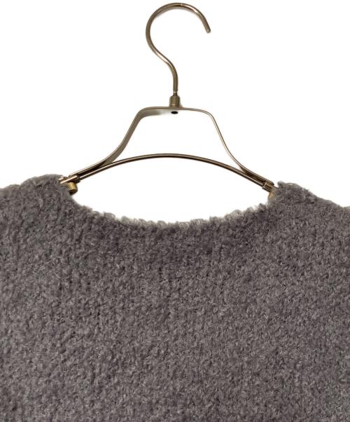 mizuiro-ind（ミズイロインド）mizuiro-ind (ミズイロインド) へアリーVネックベスト グレー サイズ:FREEの古着・服飾アイテム