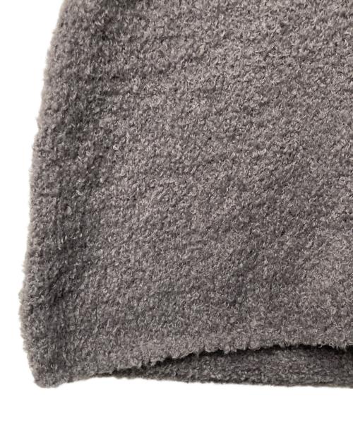 mizuiro-ind（ミズイロインド）mizuiro-ind (ミズイロインド) へアリーVネックベスト グレー サイズ:FREEの古着・服飾アイテム