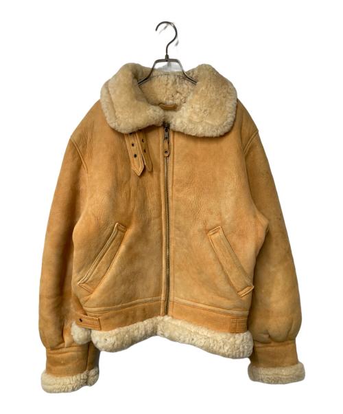 aviation（アビエーション）aviation (アビエーション) B-3 ムートンジャケット キャメル サイズ:Mの古着・服飾アイテム