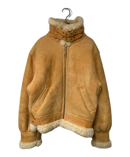 aviation（アビエーション）aviation (アビエーション) B-3 ムートンジャケット キャメル サイズ:Mの古着・服飾アイテム