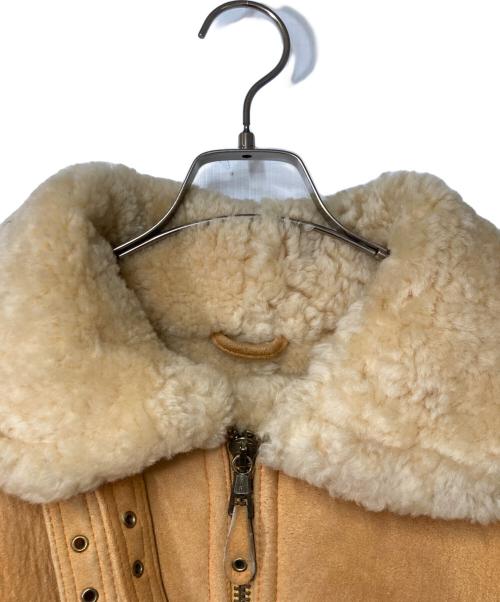 aviation（アビエーション）aviation (アビエーション) B-3 ムートンジャケット キャメル サイズ:Mの古着・服飾アイテム