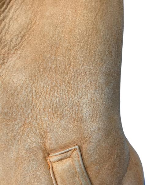 aviation（アビエーション）aviation (アビエーション) B-3 ムートンジャケット キャメル サイズ:Mの古着・服飾アイテム