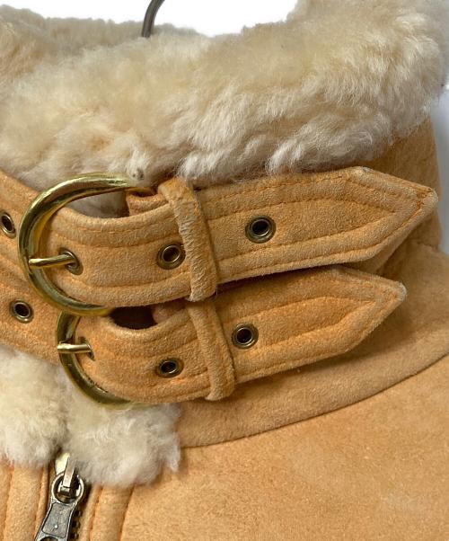 aviation（アビエーション）aviation (アビエーション) B-3 ムートンジャケット キャメル サイズ:Mの古着・服飾アイテム