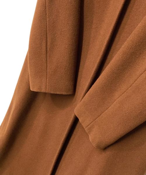 STEVEN ALAN（スティーブンアラン）STEVEN ALAN (スティーブンアラン) MELTON NO COLLAR COAT ブラウン サイズ:Mの古着・服飾アイテム