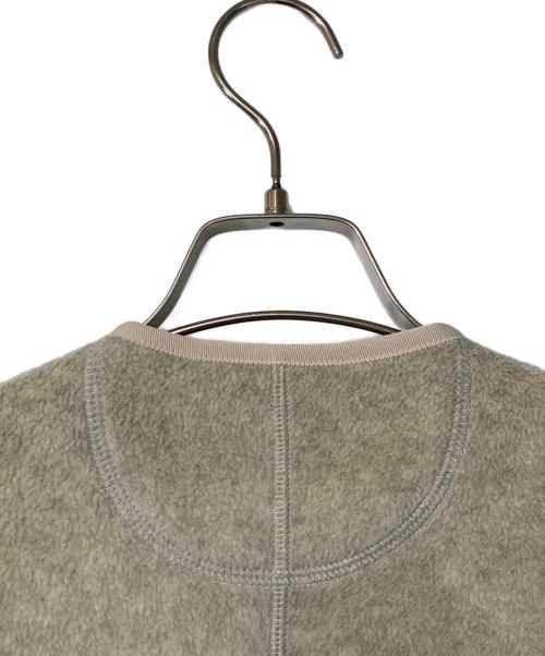 DANTON（ダントン）DANTON (ダントン) フリース カラーレスジャケット ベージュ サイズ:36の古着・服飾アイテム