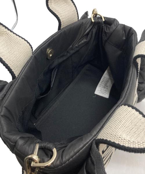 Snidel（スナイデル）Snidel (スナイデル) フラッフィーフリルロゴバッグ ブラックの古着・服飾アイテム