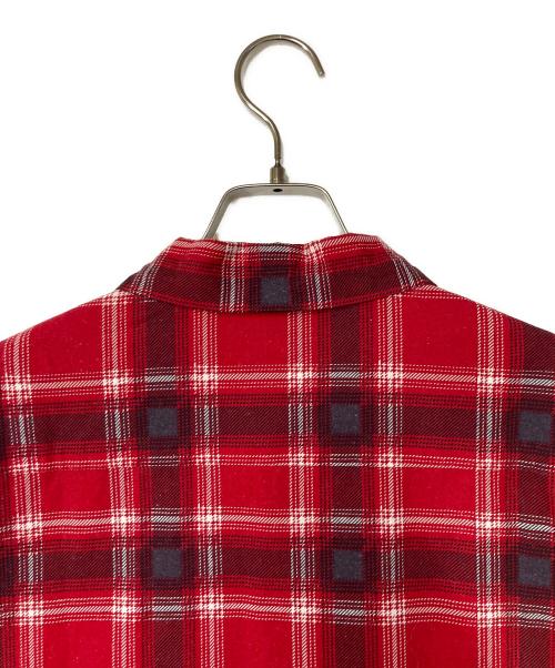 Needles（ニードルズ）Needles (ニードルズ) One-Up Shirt - Printed Flannel / Plaid レッド サイズ:Mの古着・服飾アイテム