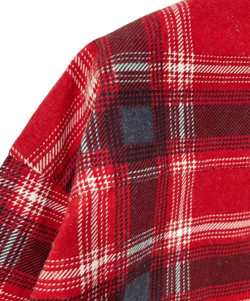 Needles（ニードルズ）Needles (ニードルズ) One-Up Shirt - Printed Flannel / Plaid レッド サイズ:Mの古着・服飾アイテム