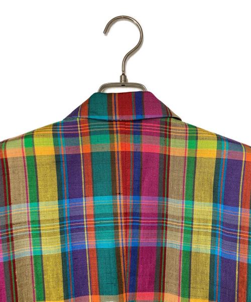 missoni（ミッソーニ）missoni (ミッソーニ) 半袖チェックテーラードジャケット マルチカラー サイズ:SIZE 40の古着・服飾アイテム