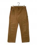 Dickiesディッキーズ）の古着「ダックペインターパンツ」｜ブラウン