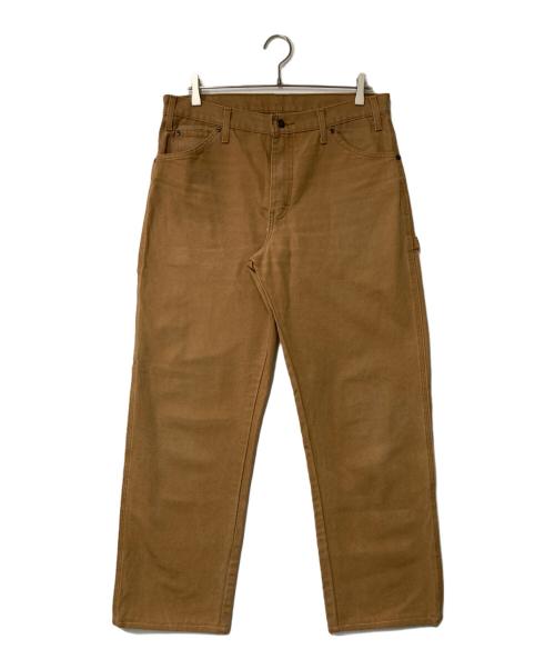 Dickies（ディッキーズ）Dickies (ディッキーズ) ダックペインターパンツ ブラウン サイズ:34の古着・服飾アイテム