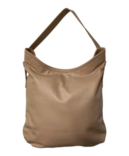 JIL SANDER NAVY（ジルサンダー ネイビー）JIL SANDER NAVY (ジルサンダー ネイビー) ワンショルダーバッグ ベージュの古着・服飾アイテム