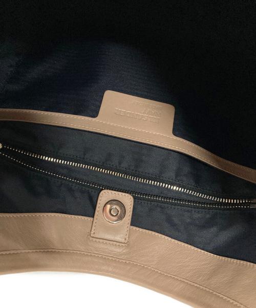 JIL SANDER NAVY（ジルサンダー ネイビー）JIL SANDER NAVY (ジルサンダー ネイビー) ワンショルダーバッグ ベージュの古着・服飾アイテム