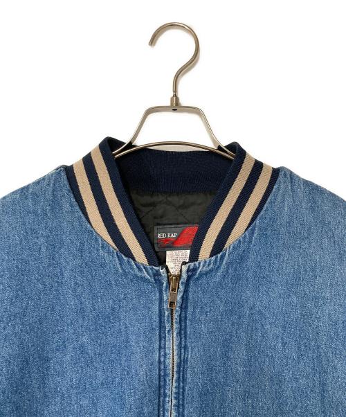 RED KAP（レッド キャップ）RED KAP (レッド キャップ) デニム切替スタジャン インディゴ×ベージュ サイズ:XXLの古着・服飾アイテム