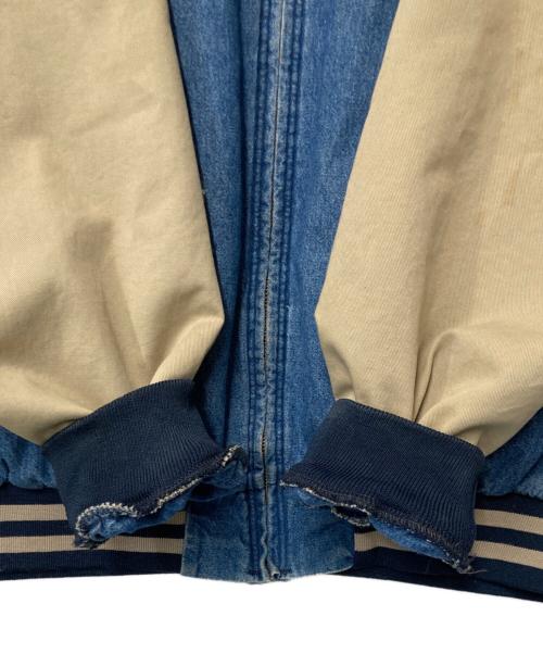 RED KAP（レッド キャップ）RED KAP (レッド キャップ) デニム切替スタジャン インディゴ×ベージュ サイズ:XXLの古着・服飾アイテム