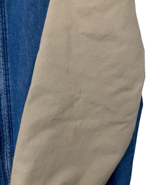 RED KAP（レッド キャップ）RED KAP (レッド キャップ) デニム切替スタジャン インディゴ×ベージュ サイズ:XXLの古着・服飾アイテム