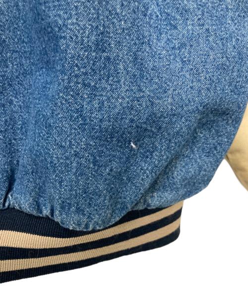 RED KAP（レッド キャップ）RED KAP (レッド キャップ) デニム切替スタジャン インディゴ×ベージュ サイズ:XXLの古着・服飾アイテム