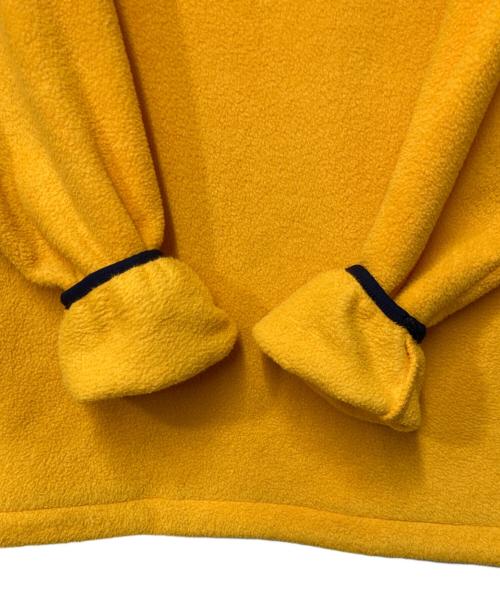 L.L.Bean（エルエルビーン）L.L.Bean (エルエルビーン) ハーフスナップボタンフリースプルオーバー イエロー×ネイビー サイズ:Mの古着・服飾アイテム