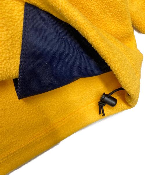 L.L.Bean（エルエルビーン）L.L.Bean (エルエルビーン) ハーフスナップボタンフリースプルオーバー イエロー×ネイビー サイズ:Mの古着・服飾アイテム