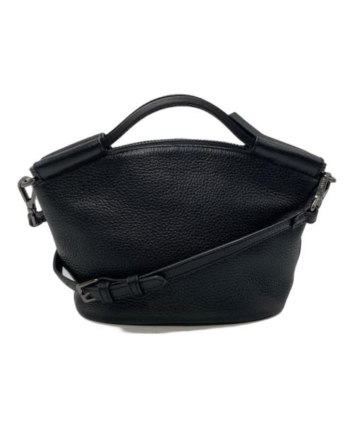 ECCO（エコー）ECCO (エコー) レザーショルダーバッグ ブラックの古着・服飾アイテム
