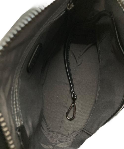 ECCO（エコー）ECCO (エコー) レザーショルダーバッグ ブラックの古着・服飾アイテム