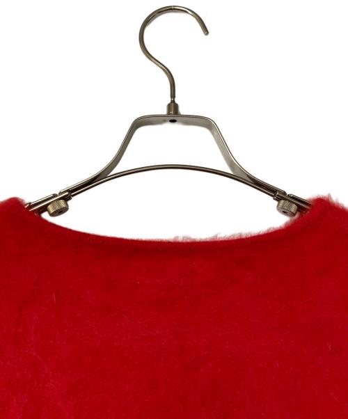 BALLSEY（ボールジィ）BALLSEY (ボールジィ) フォックスカシミヤ Vネックプルオーバー レッド サイズ:Sの古着・服飾アイテム